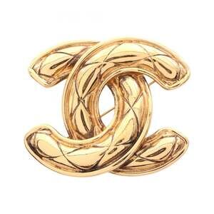Chanel Cc Logo Brooch Metal #246668C12B